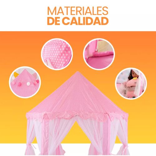 🎄 Carpa Castillo Princesa con Luces Inhala: ¡El regalo perfecto para tu pequeña esta Navidad! 👑✨