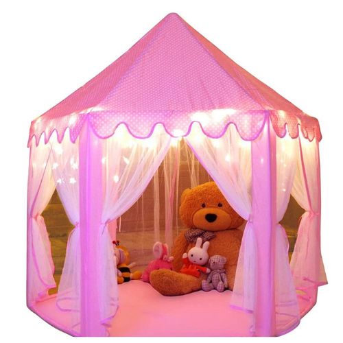 🎄 Carpa Castillo Princesa con Luces Inhala: ¡El regalo perfecto para tu pequeña esta Navidad! 👑✨